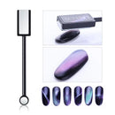 LILYCUTE Double Headed Magnet Stick 9D Cat Magnetic Effect for Nail Gel Polish Nail Art Line Strip Strong Magnetic Pen Tools