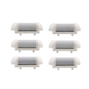 6 Pcs Foot Care Tool Heads Hard Skin Remover Refills Replacement Rollers for Cracked Heels Calluses and Dead Skin Black