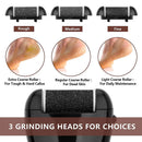 6 Pcs Foot Care Tool Heads Hard Skin Remover Refills Replacement Rollers for Cracked Heels Calluses and Dead Skin Black