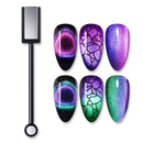 LILYCUTE Double Headed Magnet Stick 9D Cat Magnetic Effect for Nail Gel Polish Nail Art Line Strip Strong Magnetic Pen Tools