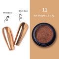 1Box Nail Mirror Glitter Powder Metallic Colorful Dust Metal Effect Nail Glitter Gold Nail Art UV Gel Polish Chrome Flakes Dust