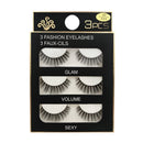 SHIDISHANGPIN 3 pairs 29 styles 3D Faux Mink Hair Soft False Eyelashes Fluffy Wispy Thick Lashes Handmade Lash Eye Makeup Tools