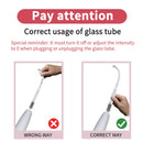 6 in 1 Touch Panel High Frequency Facial Machine For Hair Face Electrotherapy Wand Argon Treatment Acne Skin Care