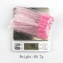 New 5/25/50Pcs Wholesale Crystal Eyelashes Brush Applicator Eyelash Brushes Plastic Mascara Wand Lashes Extension Makeup Beauty