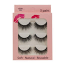 SHIDISHANGPIN 3 pairs 29 styles 3D Faux Mink Hair Soft False Eyelashes Fluffy Wispy Thick Lashes Handmade Lash Eye Makeup Tools
