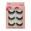 SHIDISHANGPIN 3 pairs 29 styles 3D Faux Mink Hair Soft False Eyelashes Fluffy Wispy Thick Lashes Handmade Lash Eye Makeup Tools