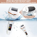 Using Care Tool Dead Hard Skin Callus USB on feet