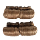 Curly Hair Bundles Indian Human Hair Weave Bundles 4Pcs/Lot Short Hair Products Wavy Bundles Human Hair Extensions