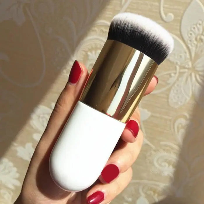 1pcs New Chubby Pier Foundation Brush Makeup Brush Flat Cream Make up Brushes Professional Cosmetic Makeup