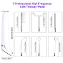 6 in 1 Touch Panel High Frequency Facial Machine For Hair Face Electrotherapy Wand Argon Treatment Acne Skin Care