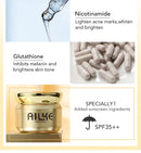 AILKE Dark Spot Corrector Bleaching Hydration Facial Cream With Spf35+ Lighting Skin Tone Korean Anti-sunburn Face Skin Care
