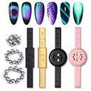LILYCUTE Double Headed Magnet Stick 9D Cat Magnetic Effect for Nail Gel Polish Nail Art Line Strip Strong Magnetic Pen Tools