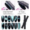 LILYCUTE Double Headed Magnet Stick 9D Cat Magnetic Effect for Nail Gel Polish Nail Art Line Strip Strong Magnetic Pen Tools