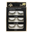 SHIDISHANGPIN 3 pairs 29 styles 3D Faux Mink Hair Soft False Eyelashes Fluffy Wispy Thick Lashes Handmade Lash Eye Makeup Tools