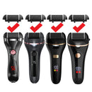 6 Pcs Foot Care Tool Heads Hard Skin Remover Refills Replacement Rollers for Cracked Heels Calluses and Dead Skin Black
