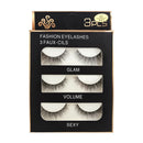 SHIDISHANGPIN 3 pairs 29 styles 3D Faux Mink Hair Soft False Eyelashes Fluffy Wispy Thick Lashes Handmade Lash Eye Makeup Tools