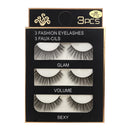 SHIDISHANGPIN 3 pairs 29 styles 3D Faux Mink Hair Soft False Eyelashes Fluffy Wispy Thick Lashes Handmade Lash Eye Makeup Tools
