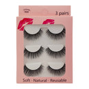 SHIDISHANGPIN 3 pairs 29 styles 3D Faux Mink Hair Soft False Eyelashes Fluffy Wispy Thick Lashes Handmade Lash Eye Makeup Tools