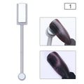 LILYCUTE Double Headed Magnet Stick 9D Cat Magnetic Effect for Nail Gel Polish Nail Art Line Strip Strong Magnetic Pen Tools