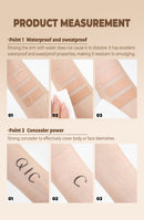 Full Coverage Concealer-waterproof,for Covers Skin Blemishes and Wrinkles and Tattoos,Regulates Skin Tone,Face Concealer Makeup