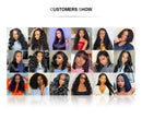 Transparent 250 Density Water Wave 13x4 13x6 Lace Front Wigs Human Hair Curly Wigs 40 46 Inch Deep Wave Lace Front Wig For Women