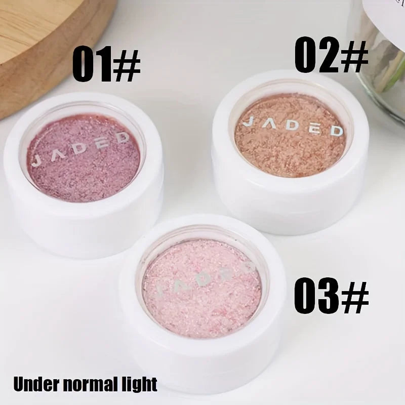 Shimmer Glitter Mashed Potatoes Highlighter Shine Highlighter Makeup Gel Face and Body Brighten Glitter Natural Contour Makeup