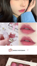 Shuiguang capsule lip honey kit moisturizes and moisturizes the mirror surface sparkling colorless transparent glass lip oil