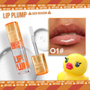 MLSMILE Duck Lip Plump Lip Oil Moisturizing Lip Gloss Mirror Water nature long-lasting Gloss Gloss Pearl Lip Glaze Set