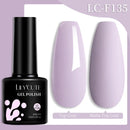 LILYCUTE Dark Grey Matte Color Series Gel Nail Polish Winter Long Lasting Full Coverage Manicure Soak Off Nails Art Gel Varnish