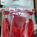 Hot Red Straight Bundles With HD Closure Brazilian Straight Human Hair Red 3/4 Bundles With Closure Raw Human Hair Extensions