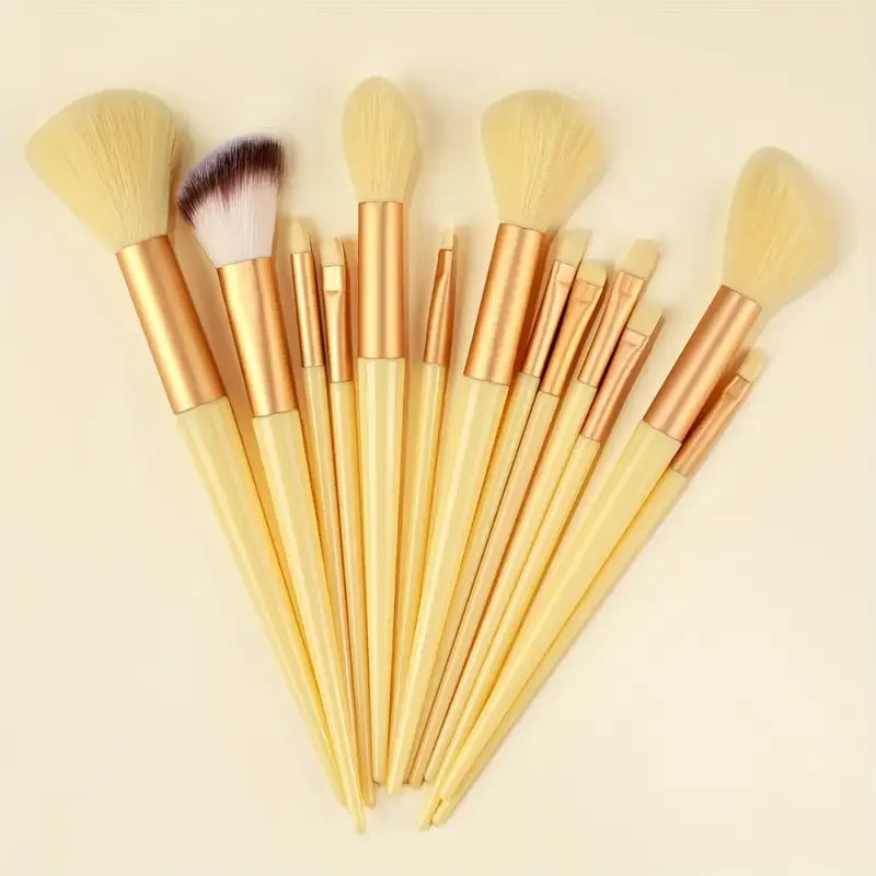 NEW13PCS Makeup Brush Set Eye Shadow Highlighter Concealer Brush Blush Loose Powder Brush Blending Soft Fluffy Women Beauty Tool