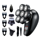 5 In 1 Electric Shaver For Men Bald Head Hair Clipper Nose Trimmer 7D Floating Blade Head Shaving Beard Knife Rechargeable Razor