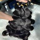 Daianran Body Wave Bundles Brazilian Hair Weave Bundles 1/3/4 PCS Human Hair Bundles Natural Black 14-30"Remy Hair Extensions