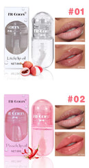 Mini Capsule Color Change Lip Gloss Lip Oil Makeup Glitter Moisturizing Transparent Shiny Glossy Nutritious Liquid Lipstick