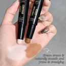 Dual-Ended Contour & Highlighter Stick - Matte Finish, Long-Lasting, Waterproof for Medium Skin Tones, for Return School