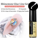 LILYCUTE 10ML Rhinestones Glue Line Gel Nail Polish Multifunction NO Wipe Super Strong Adhesive Nail Gem Glue For Nail Art