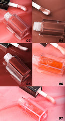 7 Color Moisturizing Lip Gloss Waterproof, Long-Lasting, Hydrating, Non-Transfer Liquid Lip Color Cosmetics