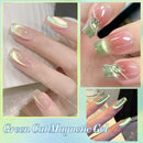 BORN PRETTY 10ml Green Cat Magnetic Gel Ultra Shine Holographic Glitter Semi Permanant Soak Off UV LED Gel Varnish For Manicure