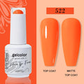 Arte Clavo Red Series Nail Polish Party Colors Gel Varnishes All For Nails Soak Off UV LED Semi Permanent Nail Art Remover Gel