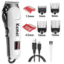 Kemei 809A Professional Hair Trimmer Adjustable Electric Cord/Cordless Hair Clipper For Men Haircut Machine Led Display