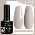 LILYCUTE Dark Grey Matte Color Series Gel Nail Polish Winter Long Lasting Full Coverage Manicure Soak Off Nails Art Gel Varnish