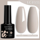LILYCUTE Dark Grey Matte Color Series Gel Nail Polish Winter Long Lasting Full Coverage Manicure Soak Off Nails Art Gel Varnish