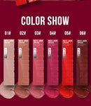 MLSMILE 6 Color Non-stick cup Velvet Satin Gloss Lip glaze Mist Liquid matte lipstick Waterproof long-lasting color liquid