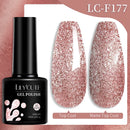 LILYCUTE 7ML 184 Colors Nail Gel Polish Shining Red Glitter Semi Permanent Nail Art Varnish Long Lasting UV LED Gel Manicure