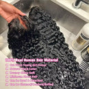 300% Density 13x6 Hd Transparent Deep Wave Lace Frontal Wig Brazilian Human Hair 13x4 Curly Lace Front Glueless Wigs For Women