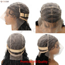 Boho Box Braided Wigs Curly Hair Synthetic Full Lace Front Wigs for Black Women Goddess Locs Braid Wig Bohemian Box Braid Wig