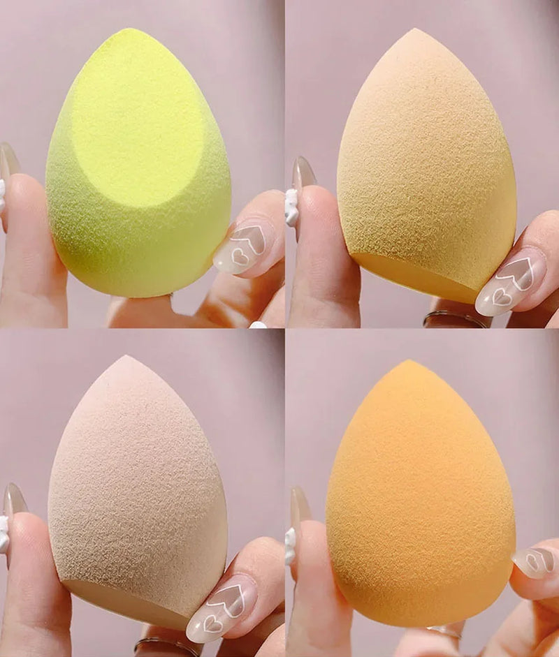 8/4 Pcs Soft Makeup Sponge Dry Wet Cosmetic Puff Foundation Concealer Highlight Blender Makeup Beauty Makeup Tool Accessories