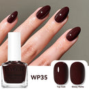 LILYCUTE 7ml Red Glass Bottle Water-Based Peel Off Nail Polish Quick Drying No Need of Lamp Glitter Nail Art Varnish