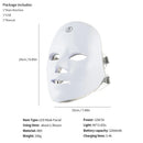 Face and Neck Beauty Machine LED Facial Mask Photon Neck Mask with 7 Colors Skin Care Massager