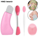 Silicone Facial Cleansing Mask Brush Multi-functional Facial Skincare Scrub Exfoliator Scrub Pore Blackhead Deep Cleaning Tool